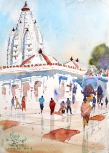 En Plein Air at Samalai Temple 10 Jan 2019