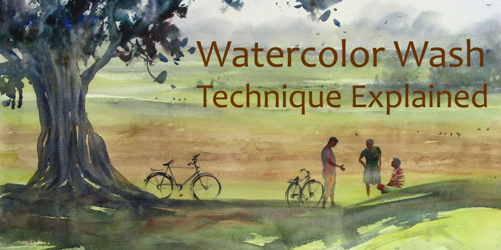 watercolor wash technique
