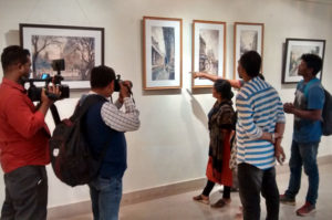 Press covering my solo show